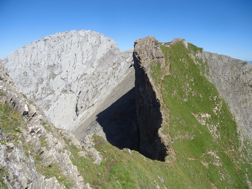 Hauptgipfel und Vorgipfel des Gitschen.